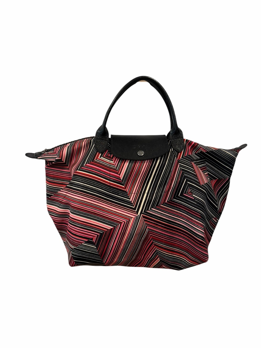 Longchamp Le Pliage “Op Art” Limited Edition Medium Tote